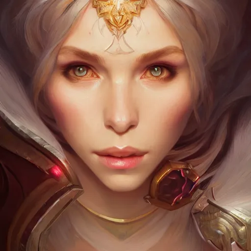 Image similar to perfectly - centered - portrait of woman from league of legends, intricate, highly detailed, digital painting, artstation, concept art, smooth, sharp focus, illustration, unreal engine 5, 8 k, art by artgerm and greg rutkowski and alphonse mucha