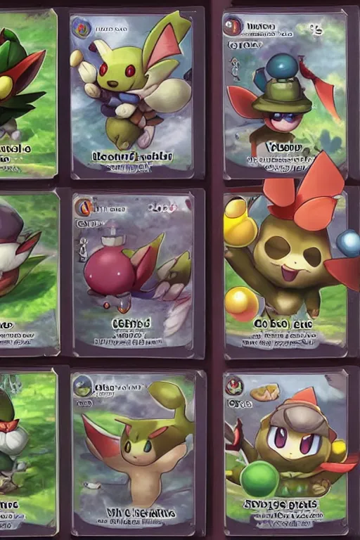 Image similar to teemo, a pokemon trading card of teemo, highly detailed pokemon trading card screenshot