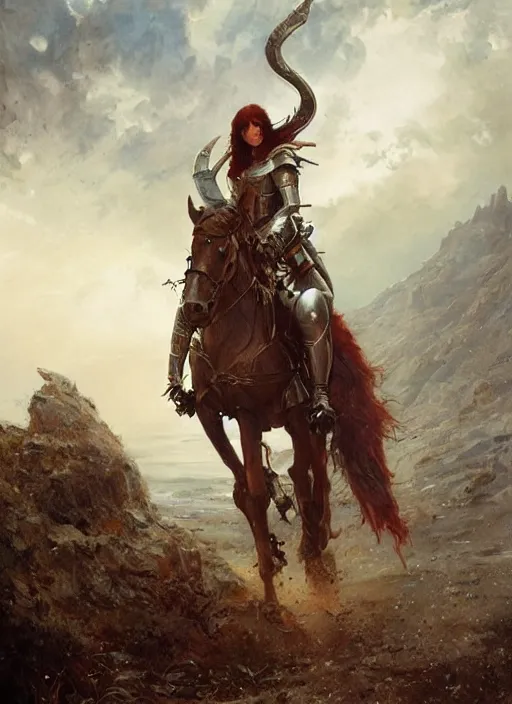 Prompt: short muscular redheaded woman wearing realistic medieval armour, megan fox, detailed by gaston bussiere, bayard wu, greg rutkowski, giger, maxim verehin, greg rutkowski, masterpiece, sharp focus, cinematic lightning