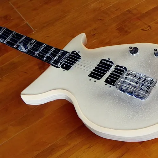 Image similar to electric guitar made of ice