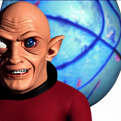 Prompt: an extremely detailed, very accurate 3d ani,mated image of quark the ferengi from star trek, in emoji form, rendered in unreal engine, high octane