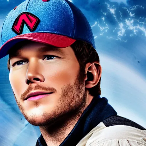 Image similar to Chris Pratt as Mario