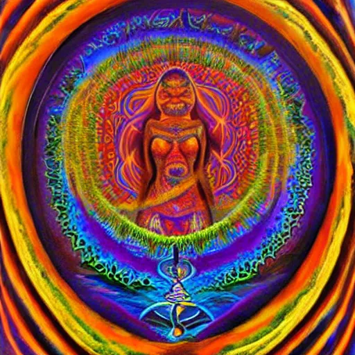 Image similar to ayahuasca visionary art, award winning