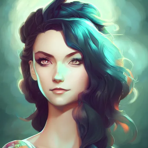 Prompt: a portrait of a beautiful marisa laren, art by lois van baarle and loish and ross tran and rossdraws and sam yang and samdoesarts and artgerm, digital art, highly detailed, intricate, sharp focus, trending on artstation hq, deviantart, unreal engine 5, 4 k uhd image