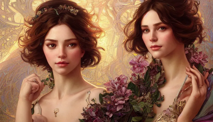 Image similar to jelosy, perfectly-centered-Portrait of the most beautiful women on the planet, intricate, highly detailed, digital painting, artstation, concept art, smooth, sharp focus, illustration, Unreal Engine 5, 8K, art by artgerm and greg rutkowski and alphonse mucha