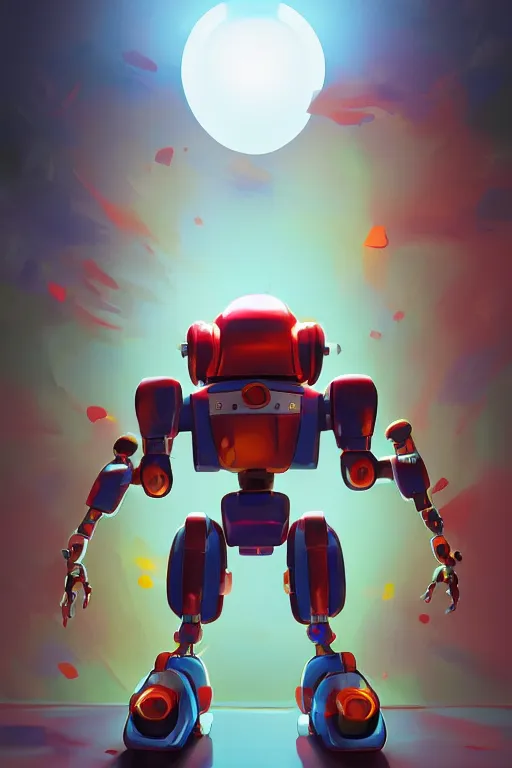 Image similar to metabots medabots medarotto medarot robot minimalist comics, behance hd by jesper ejsing, by rhads, makoto shinkai and lois van baarle, ilya kuvshinov, rossdraws global illumination ray tracing hdr radiating a glowing aura