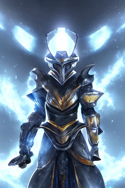 Image similar to helmet armor guardian destiny in witch queen illumination ray tracing hdr fanart arstation by sung choi robot ninja mask and eric pfeiffer and gabriel garza and casper konefal