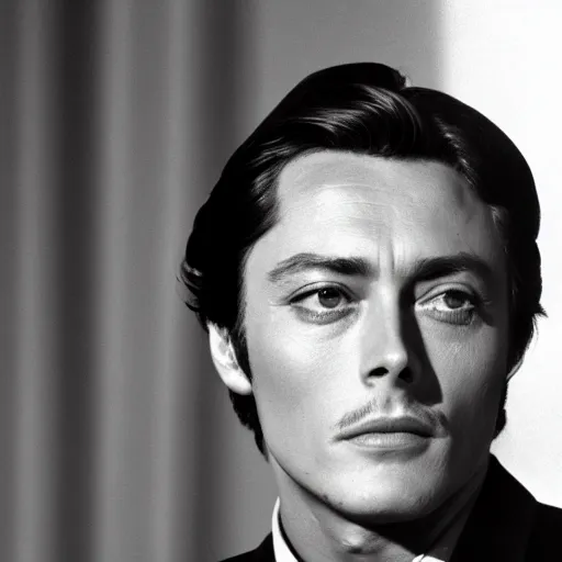 Prompt: Alain Delon