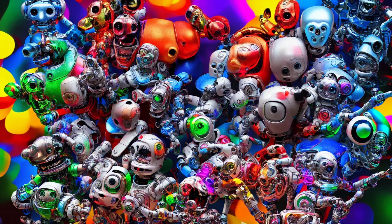 Image similar to 🤖🧠🫁🫀🤡👺, hyper realistic photo, full colour, upscale, 8 k, masterpiece,