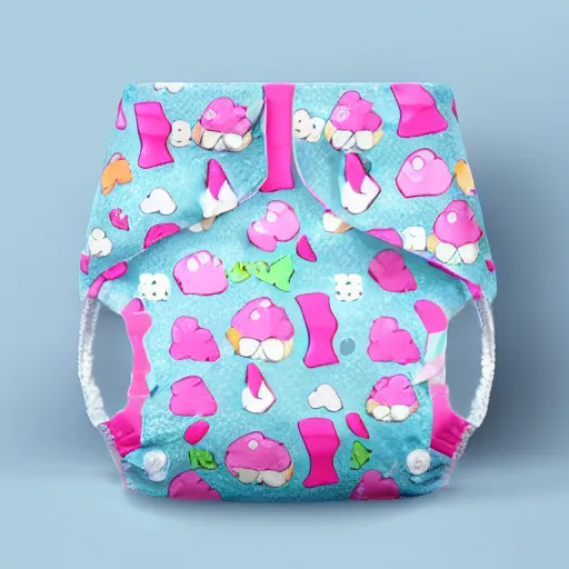 Image similar to kawaii babyish diaper design