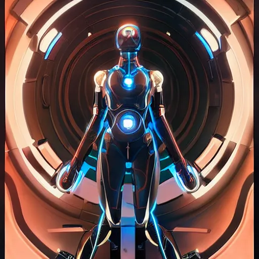 Prompt: symmetry! futuristic robotic, apex legends, metal and wires, epic lighting, epic pose, illustration, highly detailed, art by artgerm and greg rutkowski and alphonse mucha