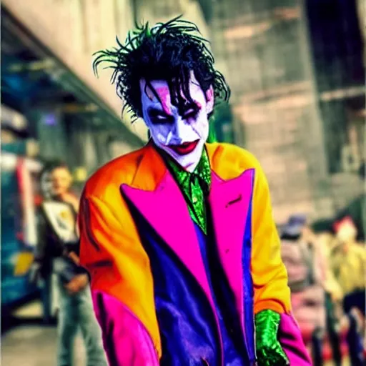 Image similar to playboi carti as the joker 4 k the detailed super realistic