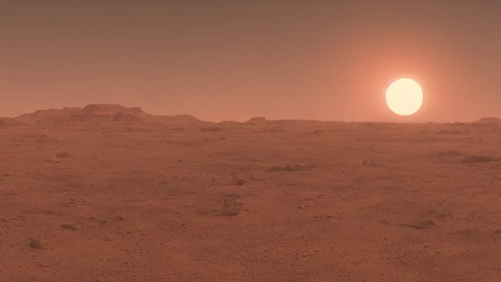 Image similar to film still A new hope tatooine Binary sunset