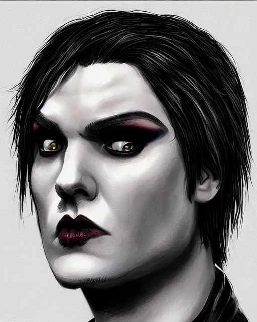 Portrait Of Gerard Way Gothic