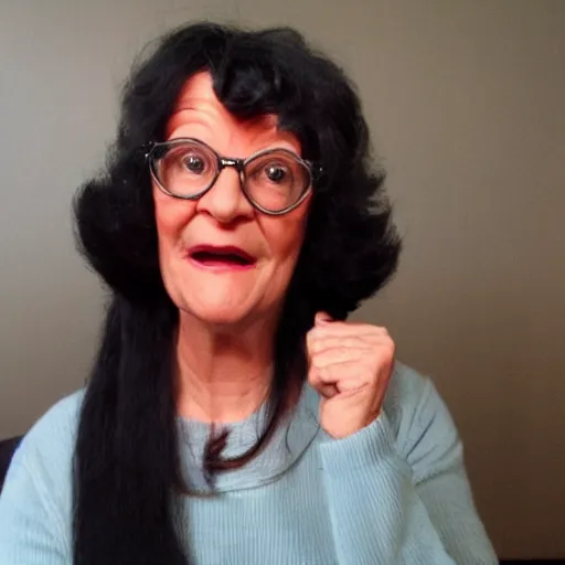 Image similar to Linda Belcher from Bob's Burgers as a real person