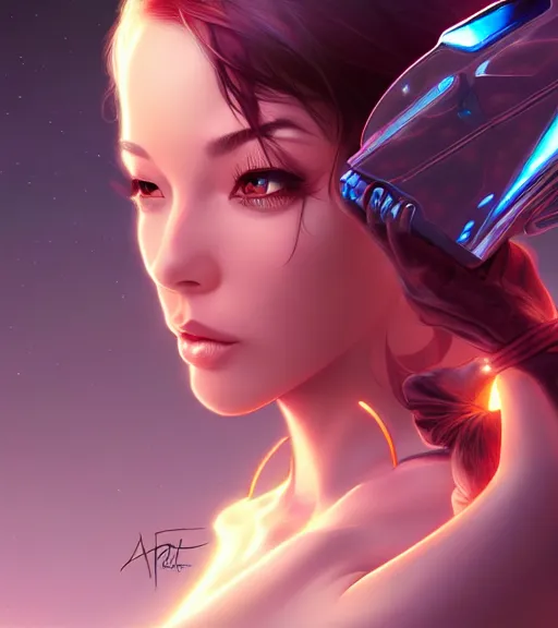 Image similar to beautiful scientist, sci - fi, utopian splash art, art by artgerm, intricately detailed, highly detailed, trending on artstation, 4 k, wallpaper - 1 0 2 4