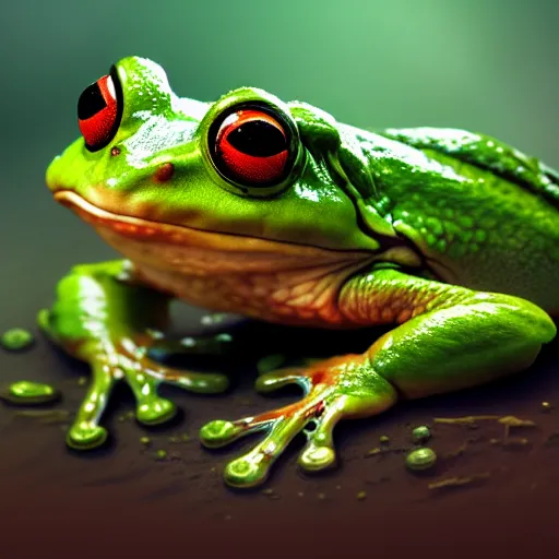 Image similar to gordan ramsey winning a frog, digital art, 4k, artstation