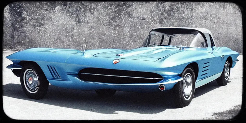 Prompt: “1960s Mid Engine Corvette”