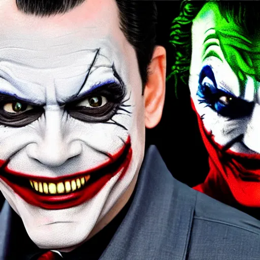 Prompt: Ben Shapiro as the joker