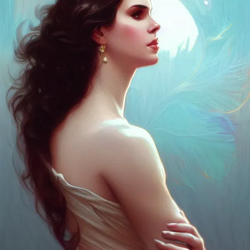 Image similar to portrait of lana del rey, intricate, elegant, highly detailed, digital painting, artstation, concept art, smooth, sharp focus, illustration, art by artgerm and greg rutkowski and alphonse mucha and william - adolphe bouguereau