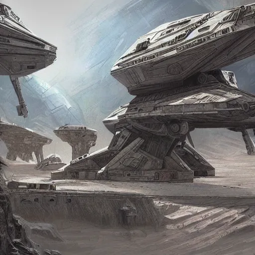 Image similar to highly detailed doodle art of scenes from star wars concept art fanart, detailed and intricate environment