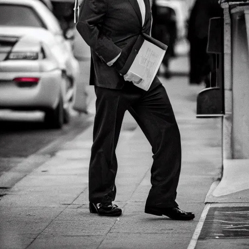 Prompt: joe biden street gang street photography 5 0 mm, trending