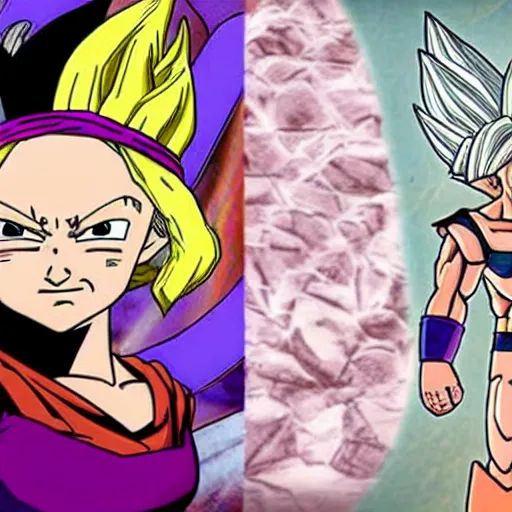 Image similar to Daenerys Targaryen in Dragon ball z