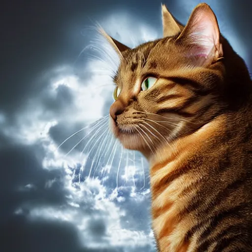 Image similar to cat cloud picture