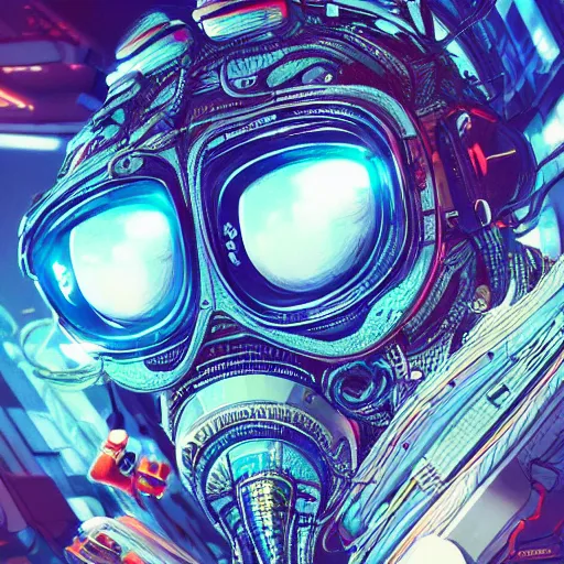 Image similar to portrait of a squid monster astronaut. full body portrait, intricate abstract. cyberpunk, intricate artwork. neon eyes, by Tooth Wu, wlop, beeple. octane render, trending on artstation, greg rutkowski very coherent symmetrical artwork. cinematic, hyper realism, high detail, octane render, 8k, minimalistic, hyperrealistic surrealism, award winning masterpiece with incredible details, a surreal vaporwave liminal space, highly detailed, trending on ArtStation