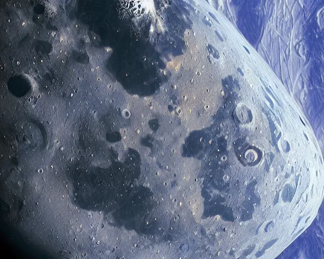 Image similar to earthrise, apollo 8 color photo, by cameldeath