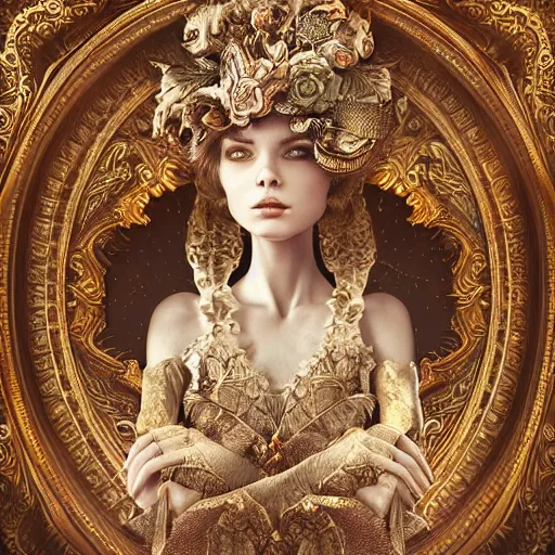 Image similar to ornate princess, breathtaking surreal intricate detailed octane render