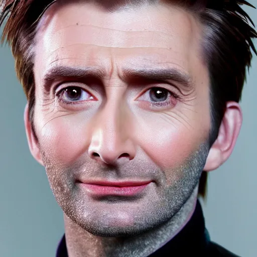 Image similar to david tennant mixed with jodie whittaker