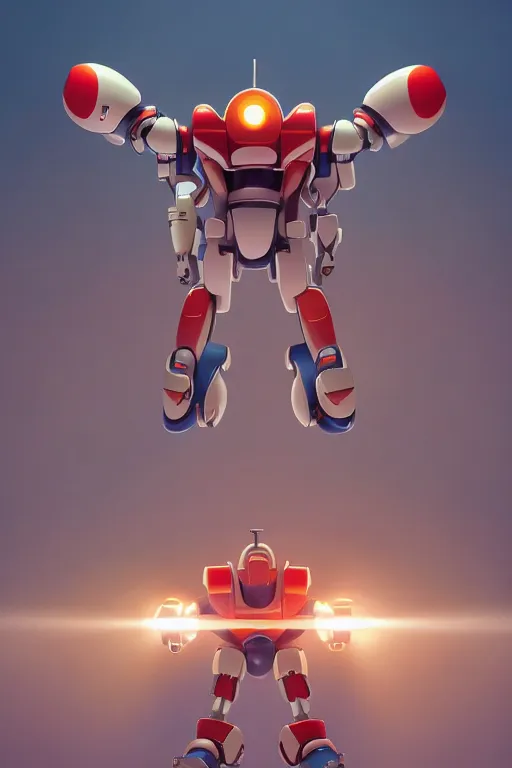 Image similar to metabots medabots medarotto medarot robot minimalist comics, behance hd by jesper ejsing, by rhads, makoto shinkai and lois van baarle, ilya kuvshinov, rossdraws global illumination ray tracing hdr radiating a glowing aura