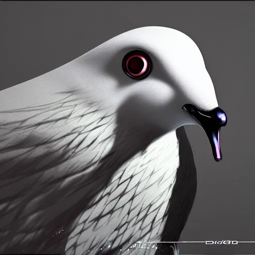 Image similar to godlike dove. high detail. digitalart. artstation. ciberpunk. unreal engine. unreal 5. 8 k.