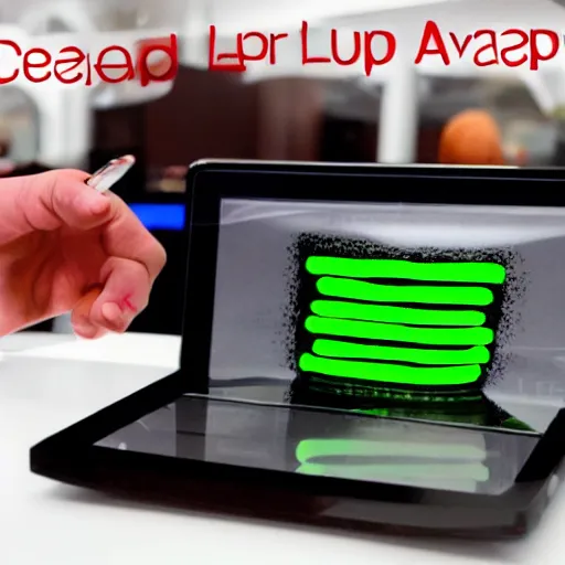 Image similar to computer load up celeryman