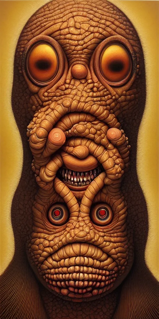 Image similar to leper messiah. by naoto hattori, hyperrealistic photorealism acrylic on canvas