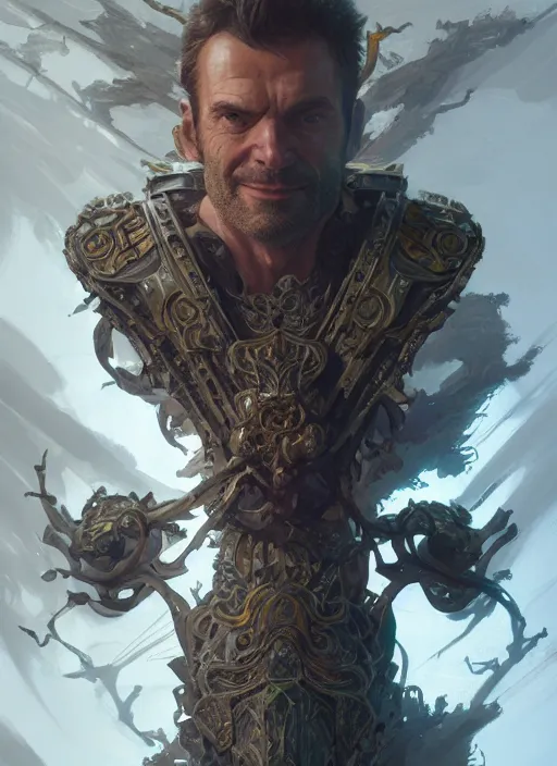 Image similar to clink eastwood as oscar diggs, intricate, d & d, fantasy, art nouveau, digital painting, trending on artstation, sharp focus, wide shot, illustration, global illumination, ray tracing, art by artgerm and greg rutkowski and ruan jia