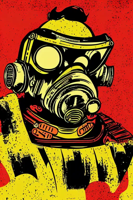 Image similar to fallout 7 6 retro futurist illustration art by butcher billy, sticker, colorful, illustration, highly detailed, simple, smooth and clean vector curves, no jagged lines, vector art, smooth andy warhol style