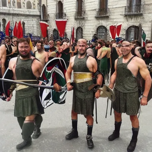 Image similar to Italian warriors