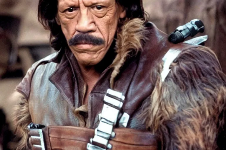 Image similar to danny trejo as han solo