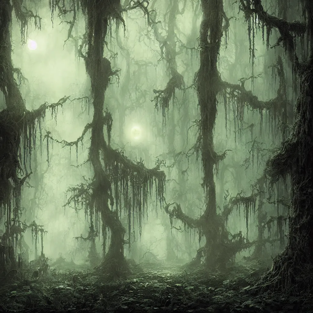 dark swamps