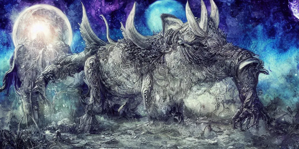 Image similar to Neferious banqueting peccary of salve Chaldean serenity BEAUTY, cinematic, creative, fromme Seele, artistic, pioneering oblique frail watercolor aesthetic, intricate drawing, realistic fantasy, extremely detailed and beautiful aesthetic face, establishing shot, 8k resolution