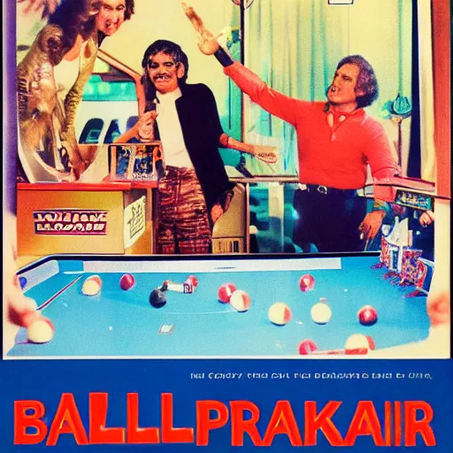 Prompt: ballys pinball ad for turkey shoot ( 1 9 8 2 ) high quality 8 k scan