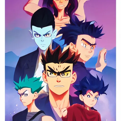 Image similar to face icon stylized minimalist yu yu hakusho, loftis, cory behance hd by jesper ejsing, by rhads, makoto shinkai and lois van baarle, ilya kuvshinov, rossdraws global illumination