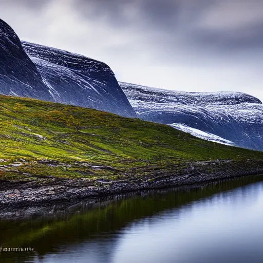 Prompt: Beautiful Norwegian landscape, HDR, Realistic, 8K