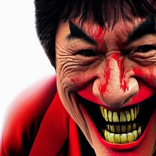 Prompt: jackie chan as joker