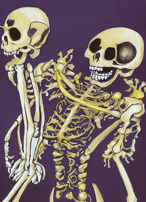 Prompt: sega saturn mr. bones rococo painting