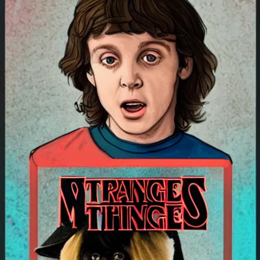 Image similar to Paul McCartney as Dustin in Stranger Things