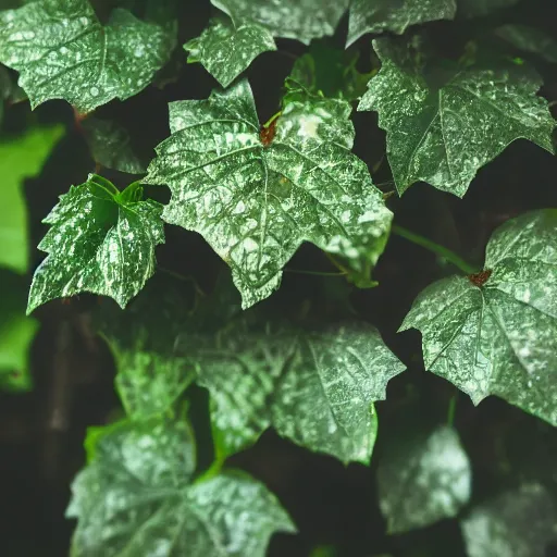 Image similar to macro photo of ivy - covered shining grail with wine