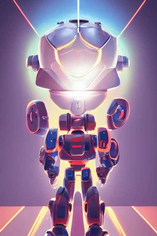 Image similar to metabots medabots medarotto medarot robot minimalist comics helmet mask neon cybereye, behance hd by jesper ejsing, by rhads, makoto shinkai and lois van baarle, ilya kuvshinov, rossdraws global illumination ray tracing hdr radiating a glowing aura